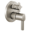 Brizo Odin(R): Pressure Balance Valve with Integrated 6-Function Diverter Trim - Less Handles