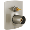 Brizo Kintsu(R): Pressure Balance Valve with Integrated 6-Function Diverter Trim - Less Handles