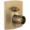 Brizo Kintsu(R): Pressure Balance Valve with Integrated 6-Function Diverter Trim - Less Handles