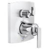 Brizo Kintsu(R): Pressure Balance Valve with Integrated 6-Function Diverter Trim - Less Handles