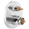 Brizo Odin(R): Pressure Balance Valve with Integrated 3-Function Diverter Trim - Less Handles