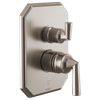 Brizo Beauclere(R): Pressure Balance Valve with Integrated 3-Function Diverter Trim - Less Handles