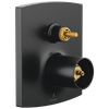 Brizo Kintsu(R): Pressure Balance Valve Trim with Integrated 3-Function Diverter Trim - Less Handles
