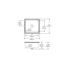 Stainless Steel Single Bowl Top Mount Bar Sink Kit with Perfect Drain in Lustrous Highlighted Satin