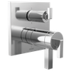 Brizo Frank Lloyd Wright(R): TempAssure(R) Thermostatic Valve with 6-Function Integrated Diverter Trim - Less Handles