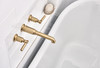 Brizo Invari(R): Two-Handle Wall Mount Tub Filler - Less Handles