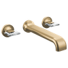 Brizo Allaria(R): Two-Handle Wall Mount Tub Filler - Less Handles