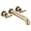 Brizo Litze(R): Two-Handle Wall Mount Tub Filler - Less Handles