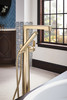 Brizo Levoir(TM): Single-Handle Floor Mount Tub Filler