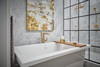 Brizo Levoir(TM): Single-Handle Floor Mount Tub Filler