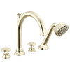 Brizo Beauclere(R): Roman Tub Faucet With Handshower - Less Handles