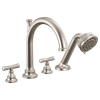 Brizo Beauclere(R): Roman Tub Faucet With Handshower - Less Handles