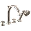 Brizo Beauclere(R): Roman Tub Faucet With Handshower - Less Handles