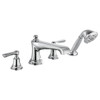 Brizo Rook(R): Roman Tub Faucet with Handshower - Less Handles