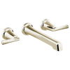 Brizo Levoir(TM): Two-Handle Wall Mount Lavatory Faucet - Less Handles 1.2 GPM