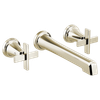 Brizo Levoir(TM): Two-Handle Wall Mount Lavatory Faucet - Less Handles 1.2 GPM