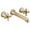 Brizo Levoir(TM): Two-Handle Wall Mount Lavatory Faucet - Less Handles 1.2 GPM