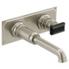 Brizo Invari(R): Two-Hole, Single-Handle Wall Mount Lavatory Faucet - Less Handle 1.2 GPM