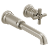 Brizo Invari(R): Two-Hole, Single-Handle Wall Mount Lavatory Faucet - Less Handle 1.2 GPM