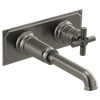 Brizo Invari(R): Two-Hole, Single-Handle Wall Mount Lavatory Faucet - Less Handle 1.5 GPM