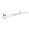 40799001 Essentials 15" Glass Shelf in StarLight Chrome