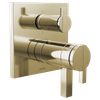 Brizo Frank Lloyd Wright(R): TempAssure(R) Thermostatic Valve with Integrated Diverter Trim Lunar Handle Kit