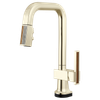 Brizo Frank Lloyd Wright(R): Pull-Down Kitchen Faucet Lever with Wood Inlay Handle Kit