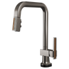 Brizo Frank Lloyd Wright(R): Pull-Down Kitchen Faucet Lever with Wood Inlay Handle Kit
