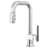 Brizo Frank Lloyd Wright(R): Pull-Down Kitchen Faucet Lever with Wood Inlay Handle Kit