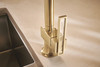 Brizo Frank Lloyd Wright(R): Pull-Down Kitchen Faucet Lever with Glass Inlay Handle Kit