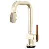 Brizo Frank Lloyd Wright(R): Pull-Down Kitchen Faucet Offset Wood Lever Handle Kit