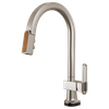 Brizo Frank Lloyd Wright(R): Pull-Down Kitchen Faucet Arc Lever with Glass Inlay Handle Kit