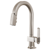 Brizo Frank Lloyd Wright(R): Pull-Down Kitchen Faucet Arc Lever with Glass Inlay Handle Kit