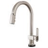 Brizo Frank Lloyd Wright(R): Pull-Down Kitchen Faucet Arc Lever with Glass Inlay Handle Kit