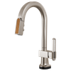 Brizo Frank Lloyd Wright(R): Pull-Down Kitchen Faucet Arc Lever with Glass Inlay Handle Kit