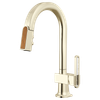 Brizo Frank Lloyd Wright(R): Pull-Down Kitchen Faucet Arc Lever with Glass Inlay Handle Kit