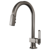 Brizo Frank Lloyd Wright(R): Pull-Down Kitchen Faucet Arc Lever with Glass Inlay Handle Kit