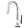 Brizo Frank Lloyd Wright(R): Pull-Down Kitchen Faucet Arc Lever with Wood Inlay Handle Kit