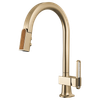 Brizo Frank Lloyd Wright(R): Pull-Down Kitchen Faucet Arc Lever with Glass Inlay Handle Kit