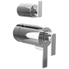 Brizo Frank Lloyd Wright(R): TempAssure(R) Thermostatic Valve with Integrated Diverter Trim Gap Lever Handle Kit