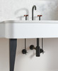 Brizo Odin(R): Angled Supply Stop Valve with Cross Handle