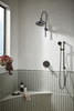 Brizo Essential(TM) Shower: 10 7/16" Linear Round Slide Bar Shower Arm And Flange