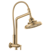 Brizo Essential(TM) Shower: 10 7/16" Classic Slide Bar Shower Arm And Flange
