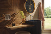 Brizo Frank Lloyd Wright(R): Widespread Lavatory Faucet with Arc Spout - Less Handles