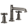 Brizo Invari(R): Widespread Lavatory Faucet with Column Spout - Less Handles 1.2 GPM