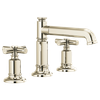 Brizo Invari(R): Widespread Lavatory Faucet with Column Spout - Less Handles 1.2 GPM