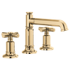 Brizo Invari(R): Widespread Lavatory Faucet with Column Spout - Less Handles 1.2 GPM