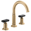 Brizo Invari(R): Widespread Lavatory Faucet with Arc Spout - Less Handles 1.2 GPM
