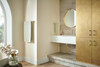 Brizo Invari(R): Widespread Lavatory Faucet with Arc Spout - Less Handles 1.5 GPM