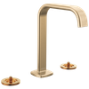Brizo Allaria(R): Widespread Lavatory Faucet with Square Spout - Less Handles